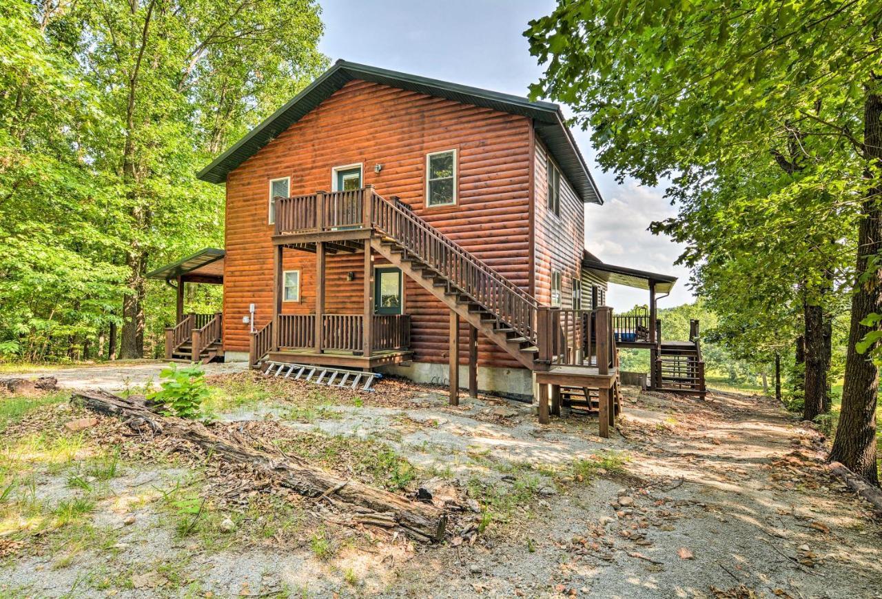 Spacious Log Cabin In Fairland, 1 Mi To Grand Lake Exterior photo