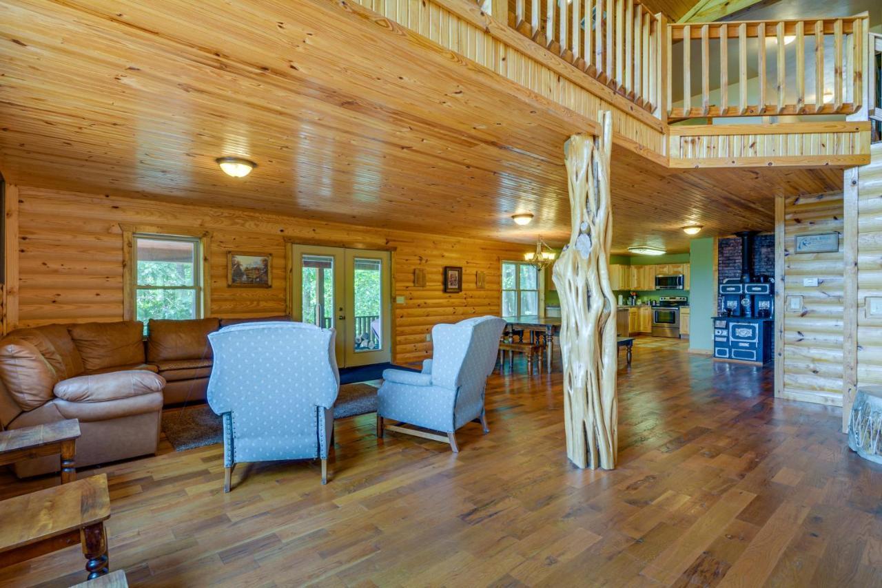 Spacious Log Cabin In Fairland, 1 Mi To Grand Lake Exterior photo
